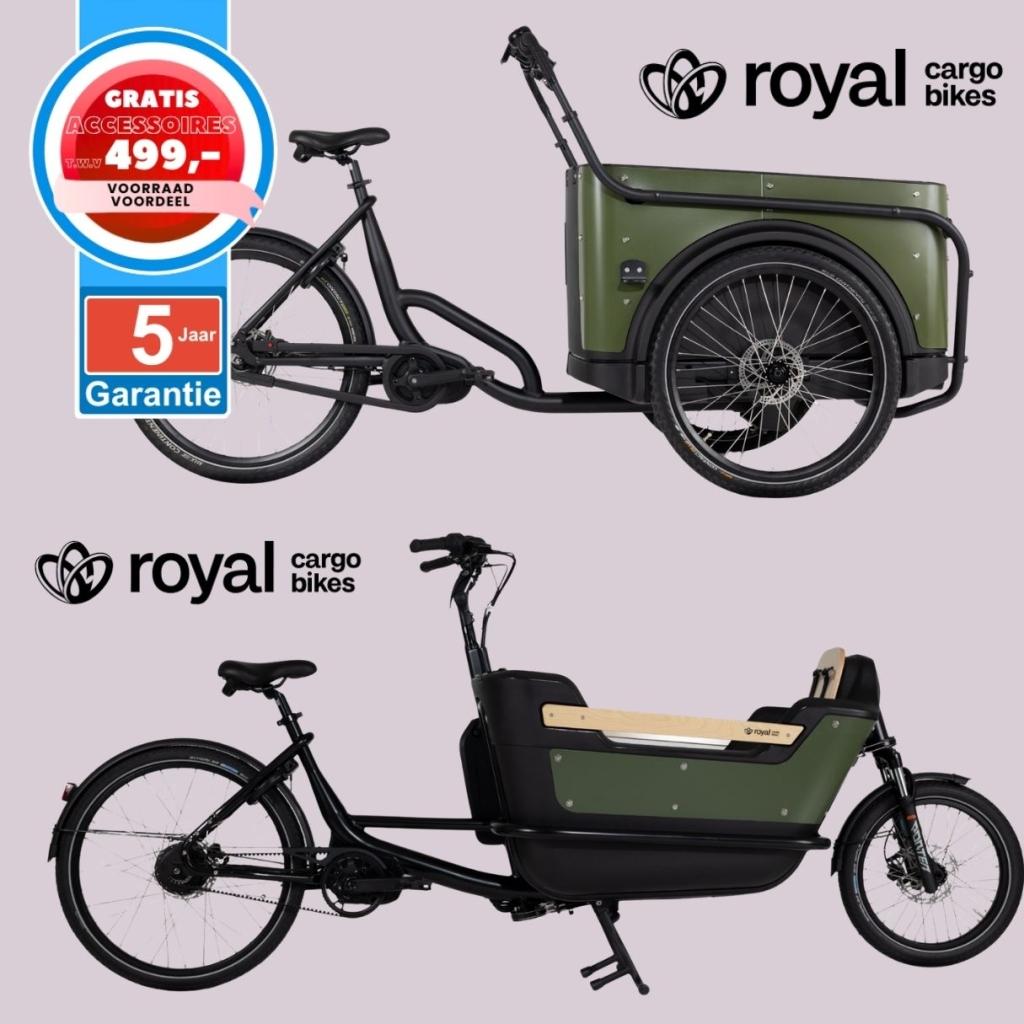 Royal Cargo Bike elektrische bakfiets Nederlandse bakfietsen, Fietsen en Brommers, Fietsen | Bakfietsen, Overige merken, 4 kinderen of meer