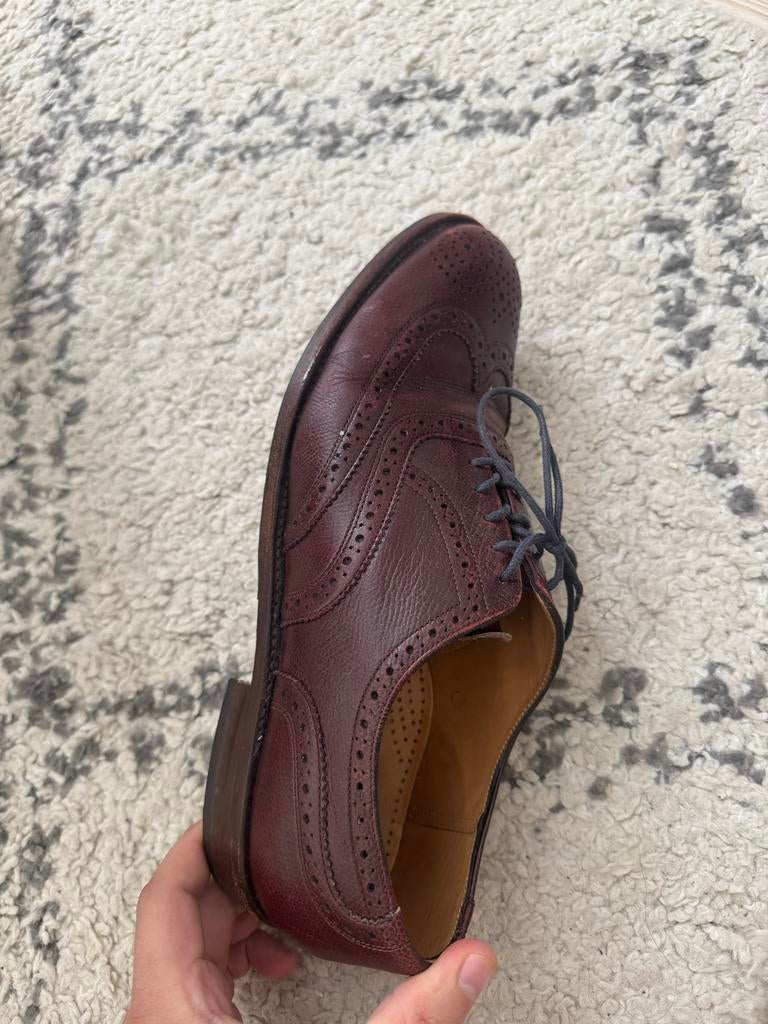Van Bommel Brogues - Klassieke Herenschoenen, Kleding | Heren, Schoenen, Ophalen of Verzenden, Gedragen, Bruin, Veterschoenen
