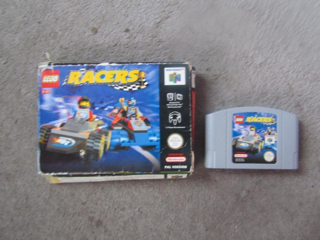 Nintendo 64 spel: Lego racer met doos., Gebruikt, 1 speler, Racen en Vliegen, Ophalen of Verzenden