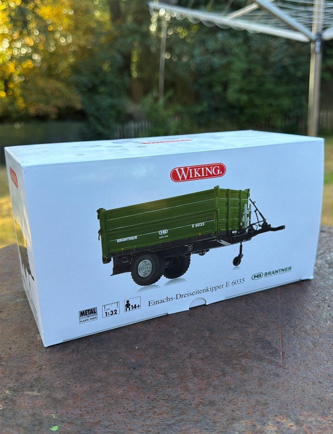 Wiking Brantner E6035 3 zijdige kieper, Ophalen of Verzenden, Zo goed als nieuw