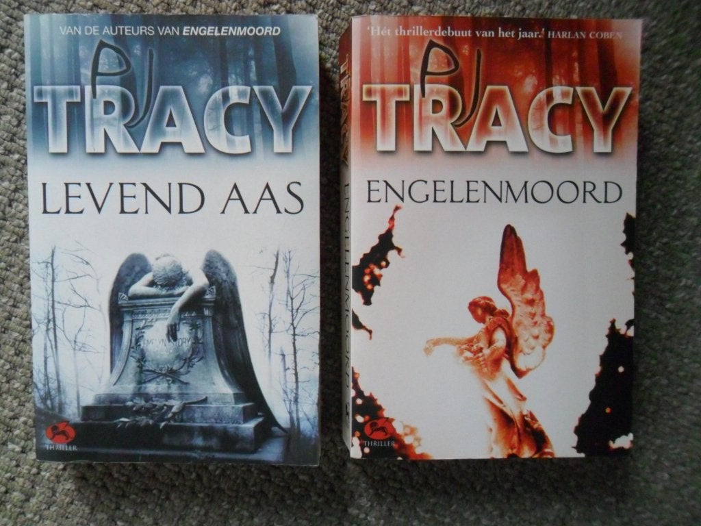 PJ Tracy: Levend  aas + Engelenmoord, Ophalen of Verzenden, Zo goed als nieuw