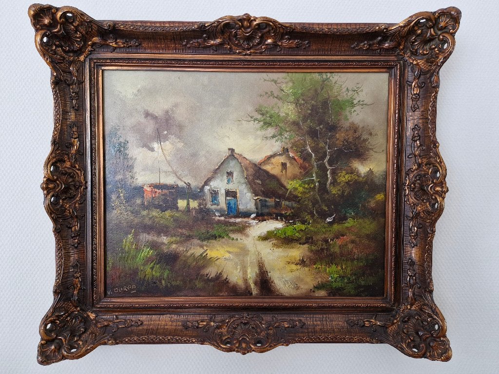schilderijen, Brandschildering, Doek, Landschap, Klassiek
