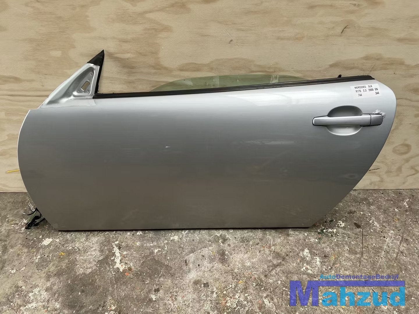 MERCEDES SLK R170 FACELIFT Zilver 744 rechts voor deur 2000-, Gebruikt, Mercedes-Benz AG, Deur, Mercedes-Benz