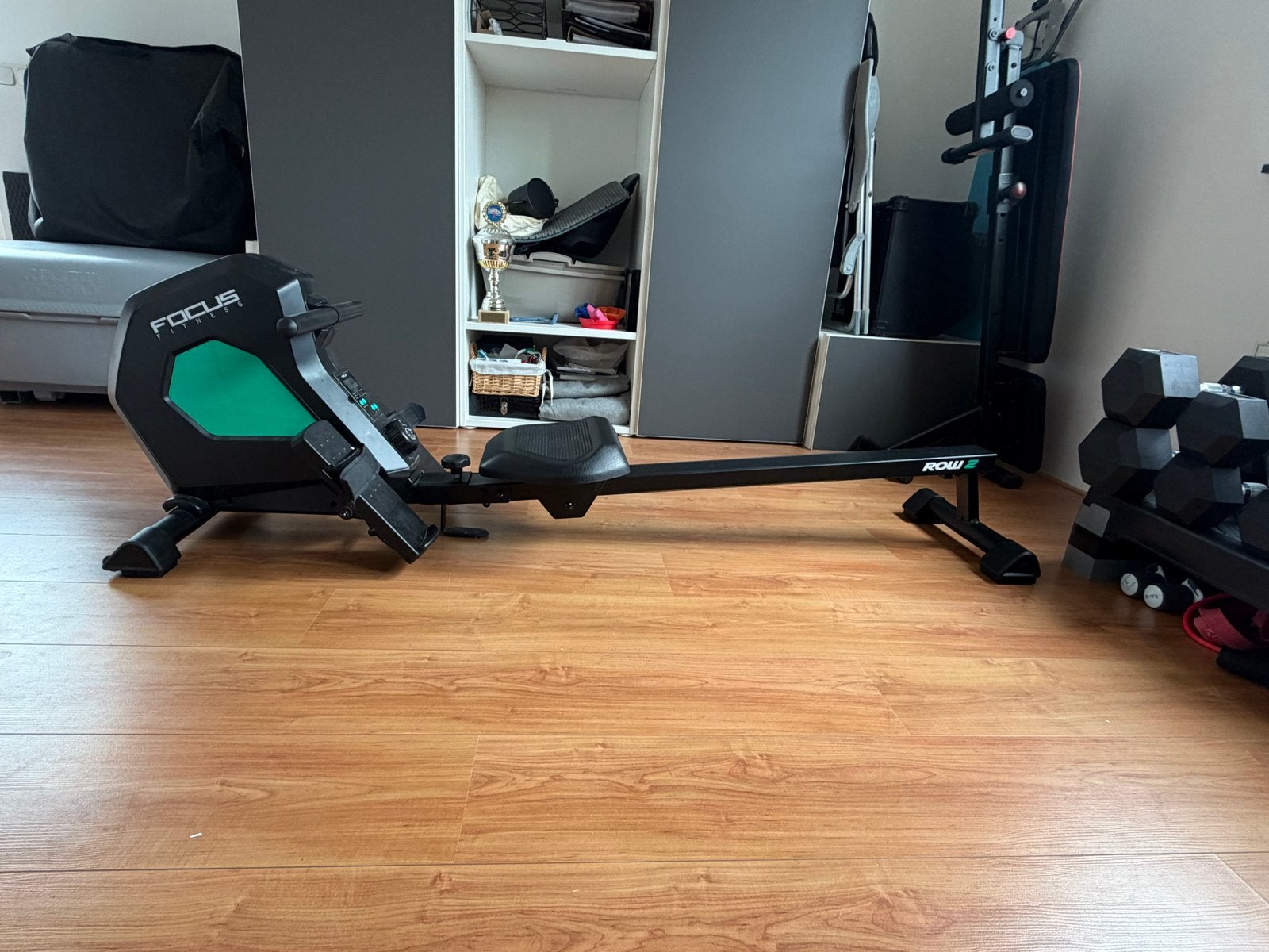 Focus Fitness Roeitrainer Row 2, Ophalen, Armen, Zo goed als nieuw, Metaal