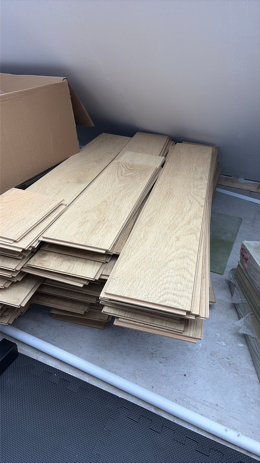 30 vierkante meter aan laminaat, Ophalen, Gebruikt, 50 tot 150 cm, 10 m² of meer