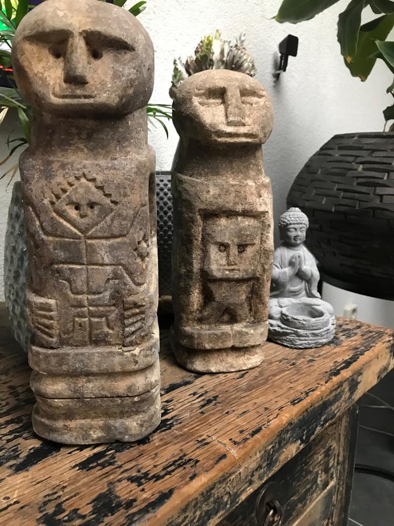 Javaans stenen beeld handwerk Indonesie Boneka stoneman Java, Ophalen of Verzenden, Nieuw, Fantasy