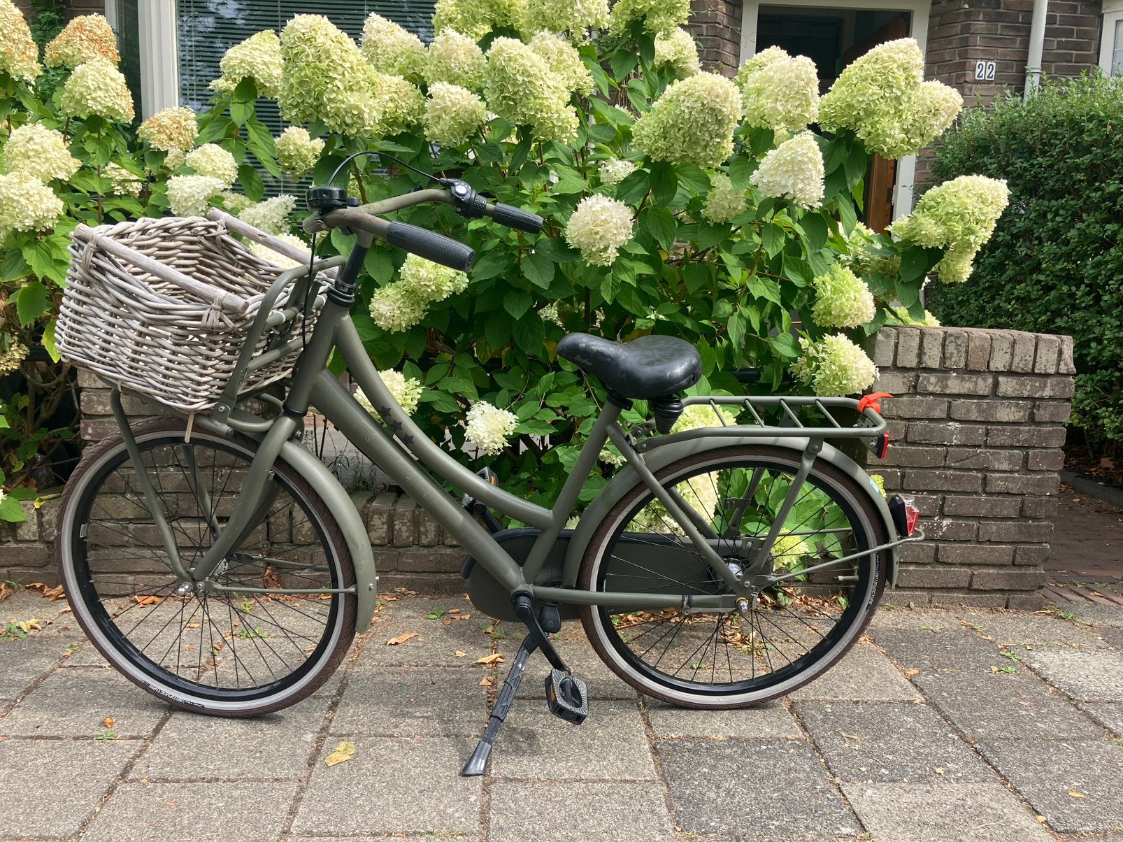 Cortina U4 24inch transportfiets groen, Ophalen, Gebruikt, 24 inch, Versnellingen