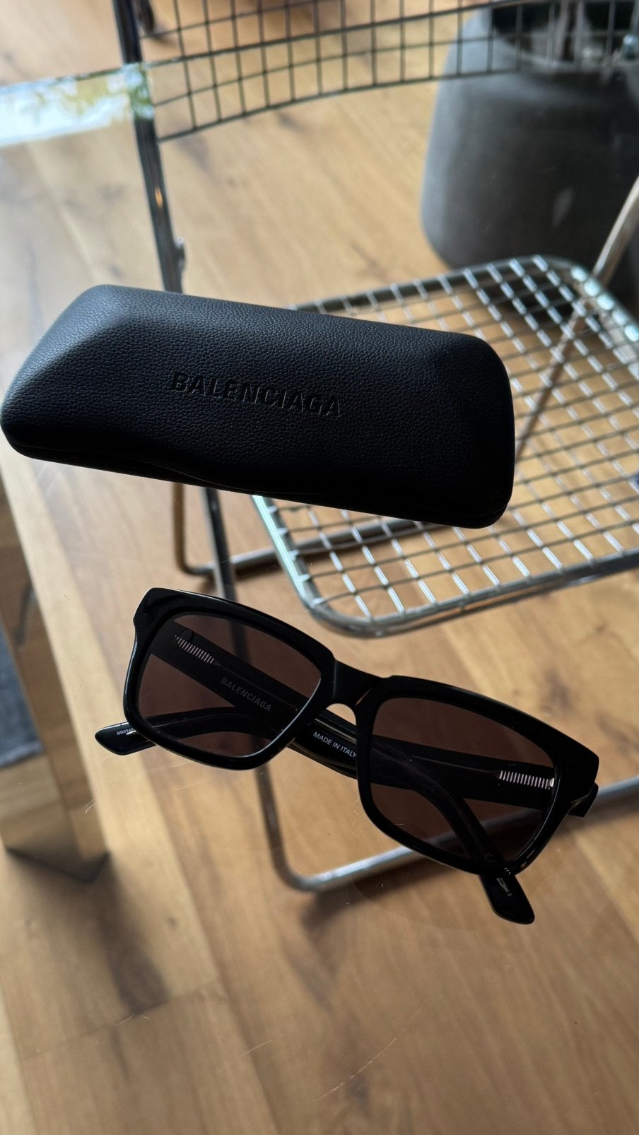 Balenciaga BB0346S-001, Verzenden, Zo goed als nieuw, Zwart, Overige merken