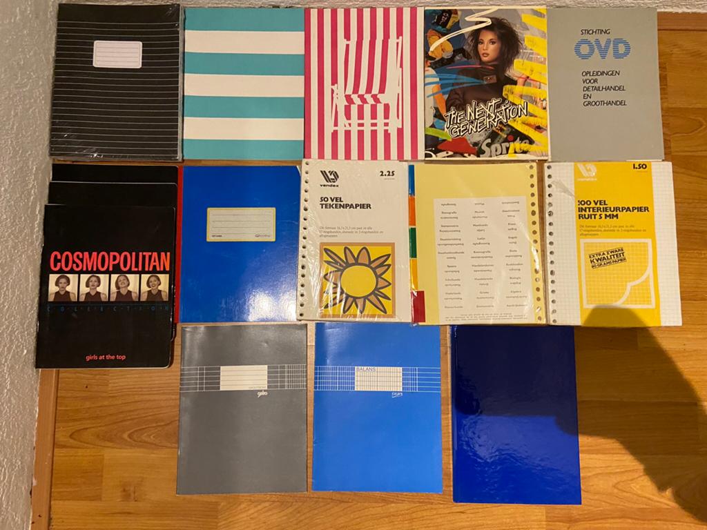 16 Schrijf en reken schriften schoolschriften grootboek, Diversen, Ophalen of Verzenden, Nieuw