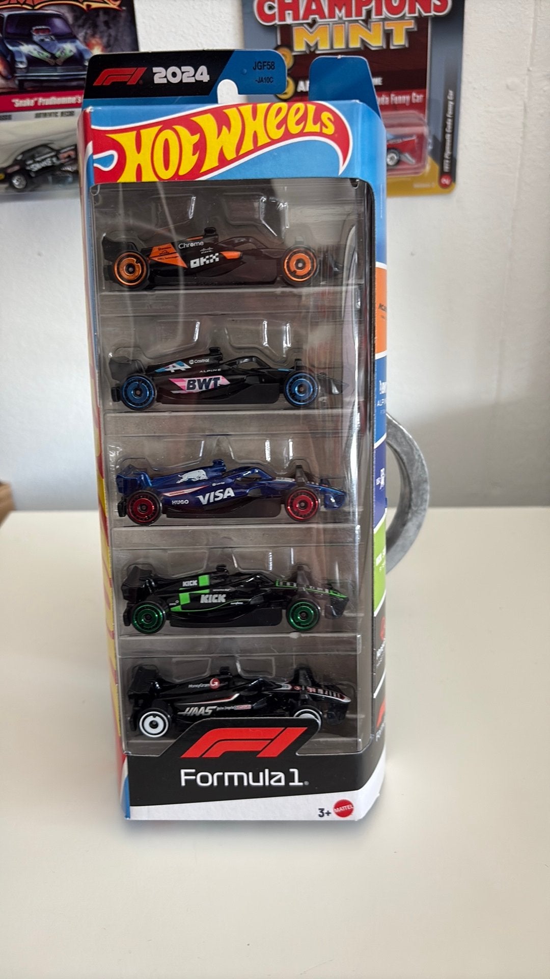 Hot Wheels F1 Action set 5-Pack 1/64, Ophalen of Verzenden, Nieuw, Auto