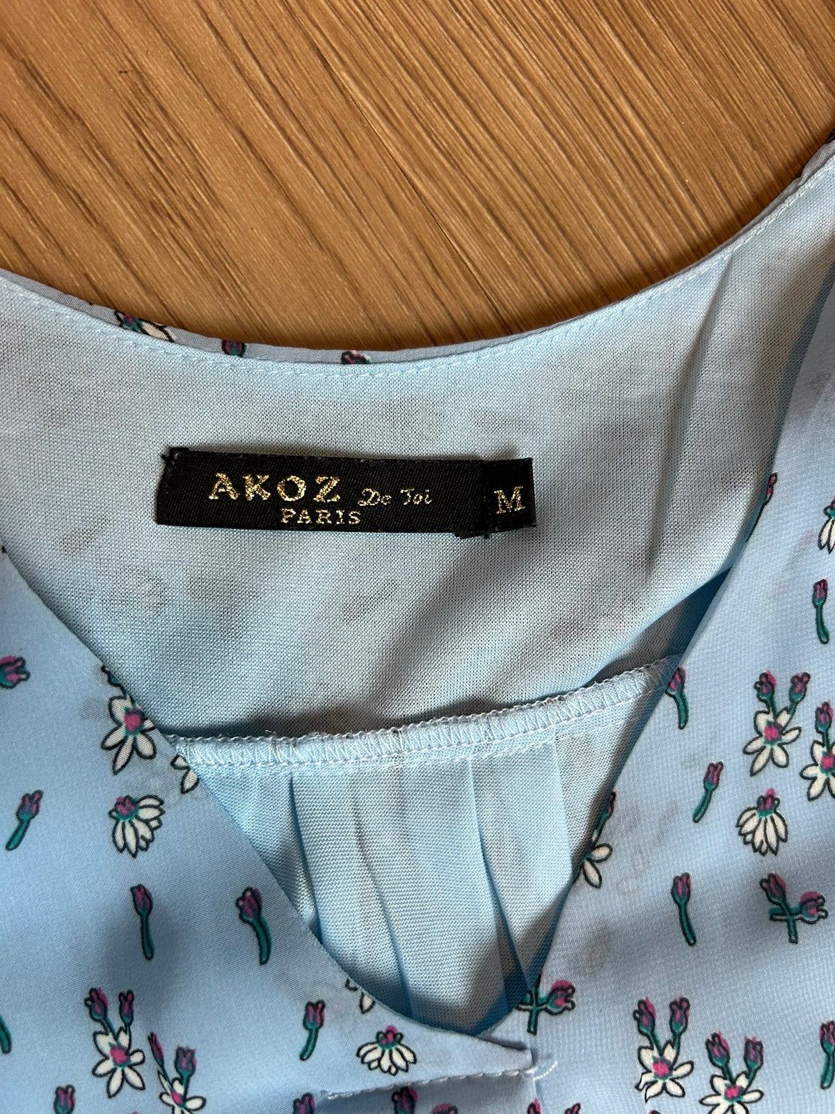 Hip & go jurk of tuniek lichtblauw met bloemetje nieuw mt m, Kleding | Dames, Ophalen of Verzenden, Zo goed als nieuw, Maat 38/40 (M)