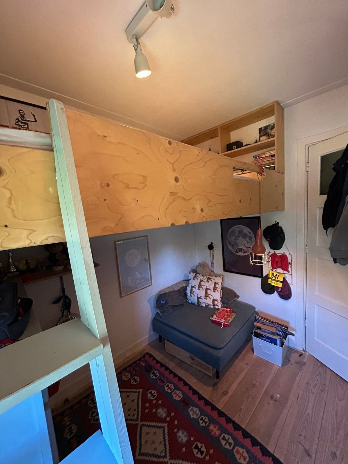 Hoogslaper, Huis en Inrichting, Slaapkamer | Stapelbedden en Hoogslapers, Ophalen, Hoogslaper, Eenpersoons, 140 cm