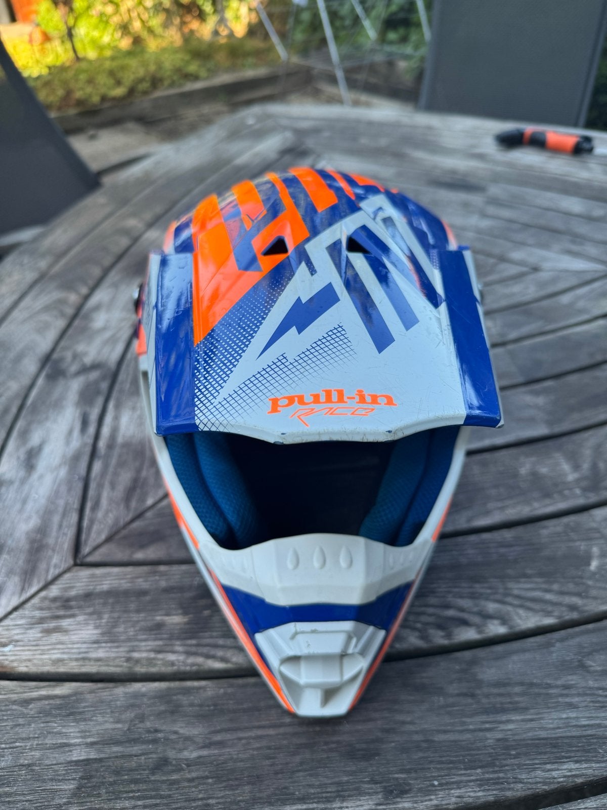 Pull-in Race Enduro Cross Helm - Full Face xs 54-55cm, Ophalen of Verzenden, Zo goed als nieuw
