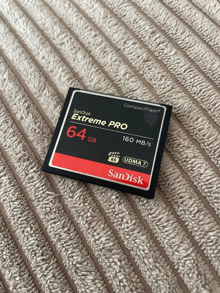 Sandisk Extreme Pro 64GB compact flash, Ophalen, Zo goed als nieuw, Fotocamera, 64 GB