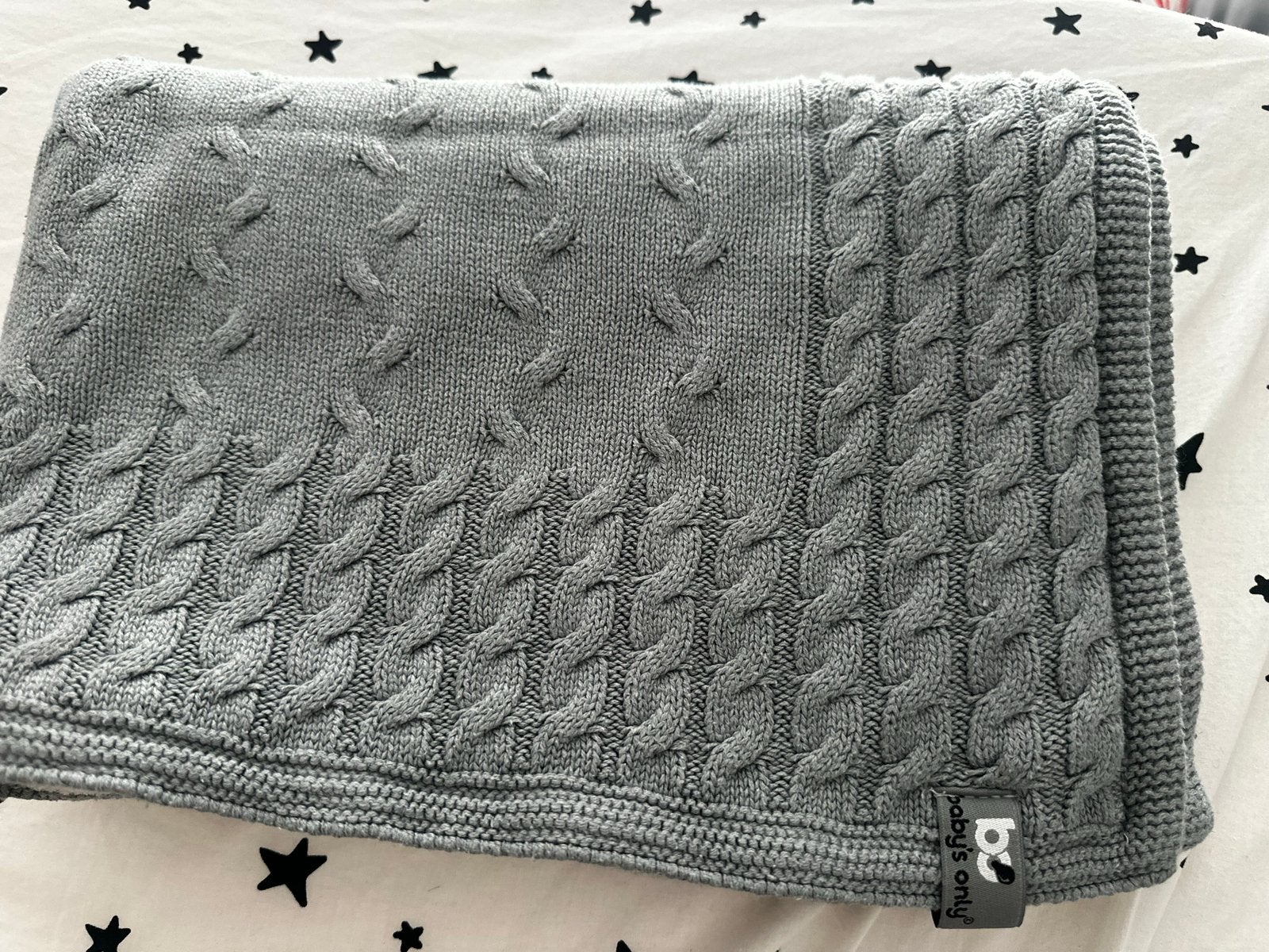 Baby's Only baby deken - Grijs, Baby's Only, Ophalen of Verzenden, Zo goed als nieuw, Grijs