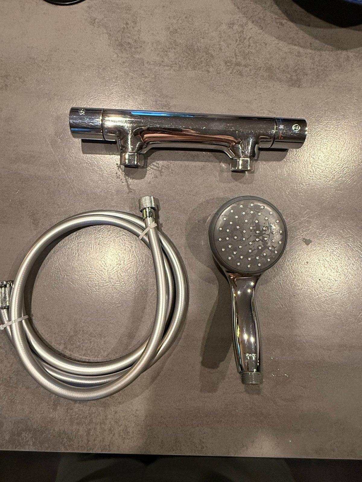 Avital douchekraan met Grohe douchekop, Ophalen, Gebruikt, Chroom, Douche