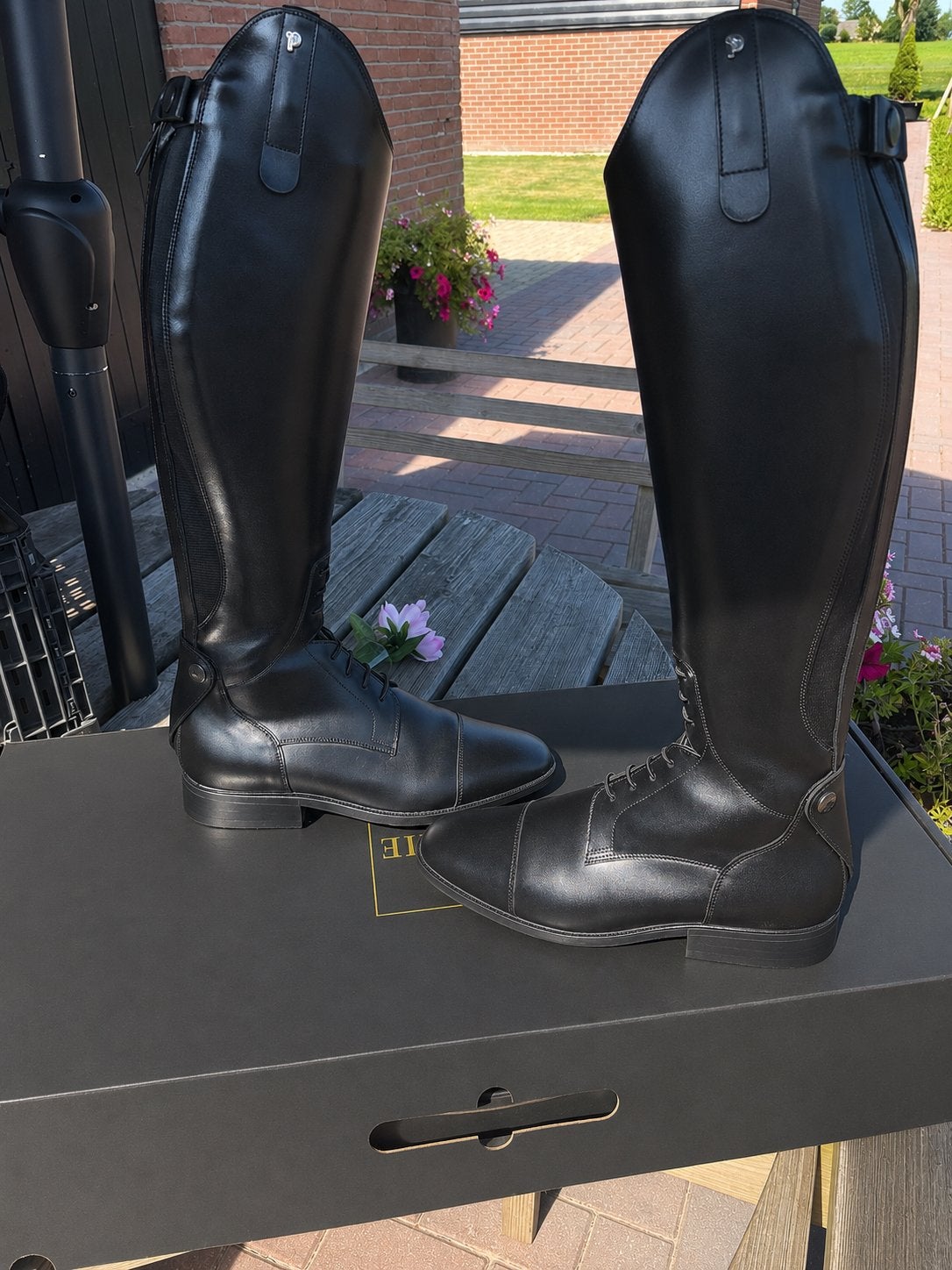Petrie rijlaarzen melbourne black, Dieren en Toebehoren, Paardrijkleding, Ophalen of Verzenden, Zo goed als nieuw, Dressuur, Schoeisel