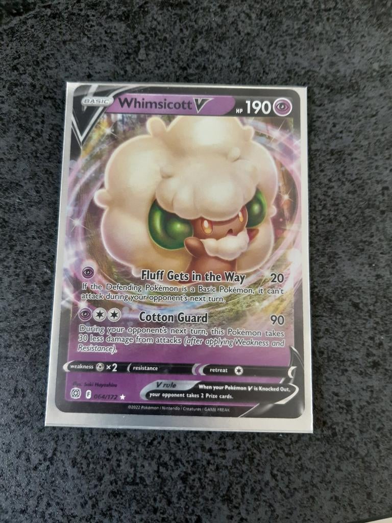 Whimsicott V Pokémon kaart - Brilliant Stars 064/172, Ophalen, Nieuw, Losse kaart