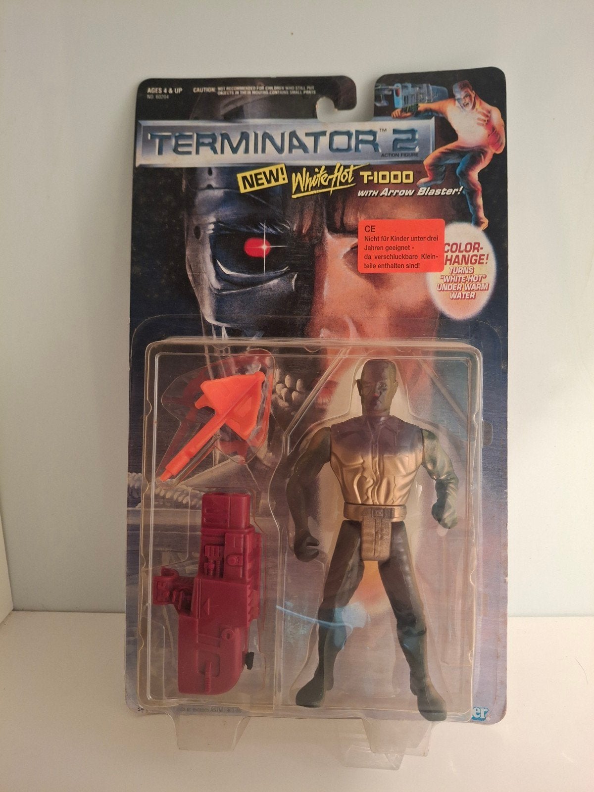 Terminator 2 White Hot T-1000 Actiefiguur MOC Kenner, Verzamelen, Ophalen of Verzenden, Nieuw