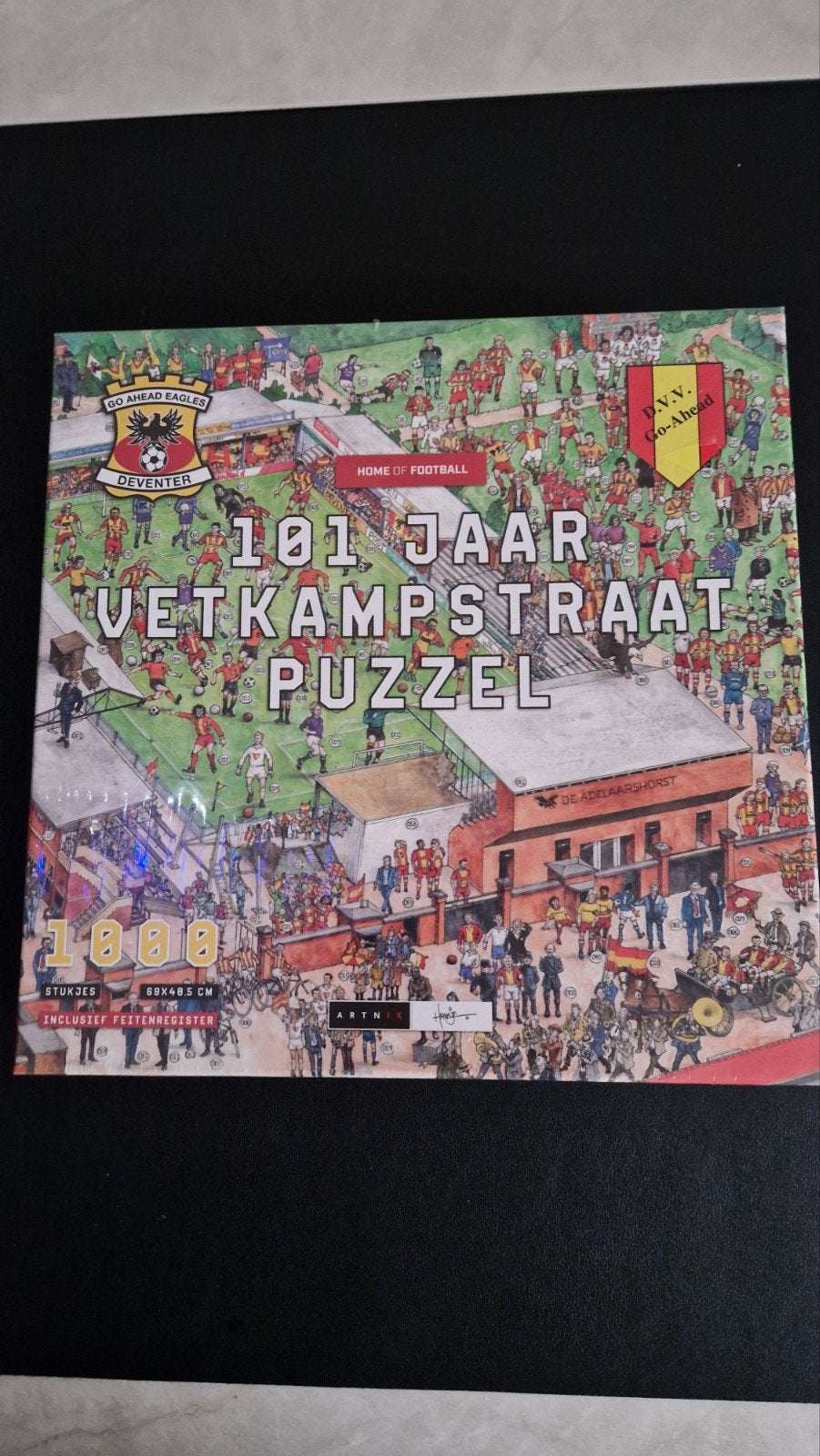 NIEUW IN SEAL! Go Ahead Eagles Puzzel - 101 Jr Vetkampstraat, Ophalen of Verzenden, 500 t/m 1500 stukjes, Nieuw, Legpuzzel
