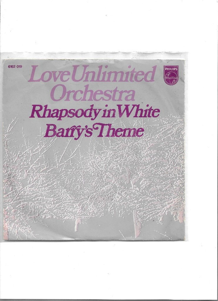 7" Single Love Unlimited - Rhapsody in white, Cd's en Dvd's, Ophalen of Verzenden, Gebruikt, 7 inch, Pop