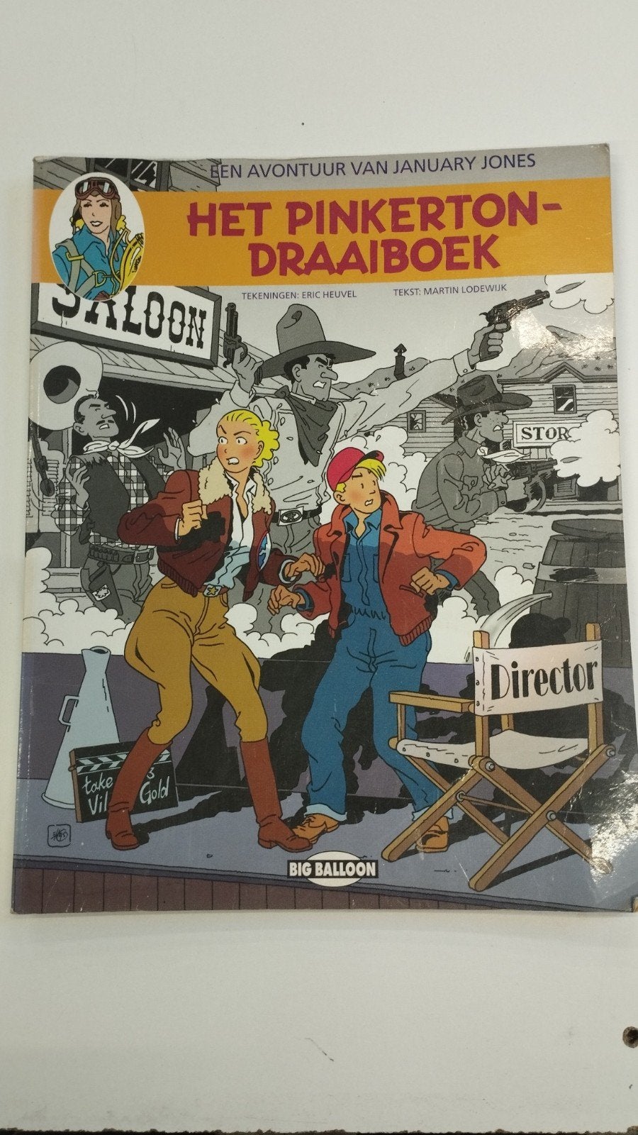 Het Pinkerton-draaiboek - January Jones (Erik Heuvel), Boeken, Ophalen of Verzenden, Gelezen, Martin Lodewijk
