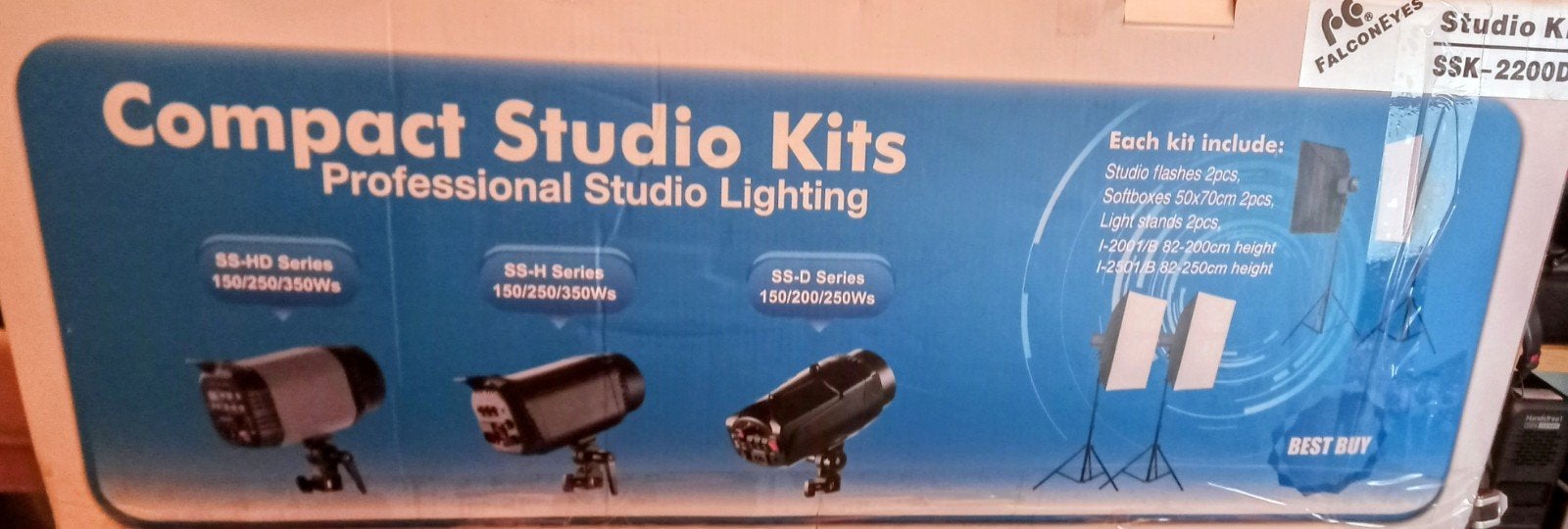 FalconEyes Studio Kit SSK -2200D, Ophalen of Verzenden