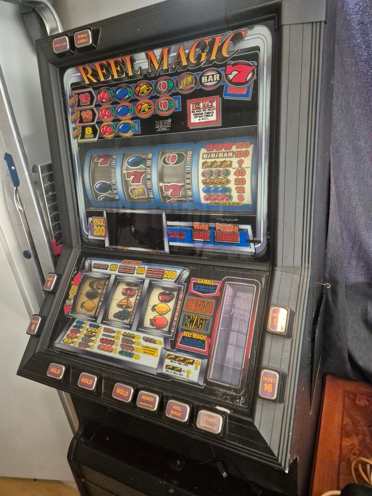 Reel Magic gokkast - opknapper met kabelbreuk, Verzamelen, Automaten | Gokkasten en Fruitautomaten, Ophalen of Verzenden