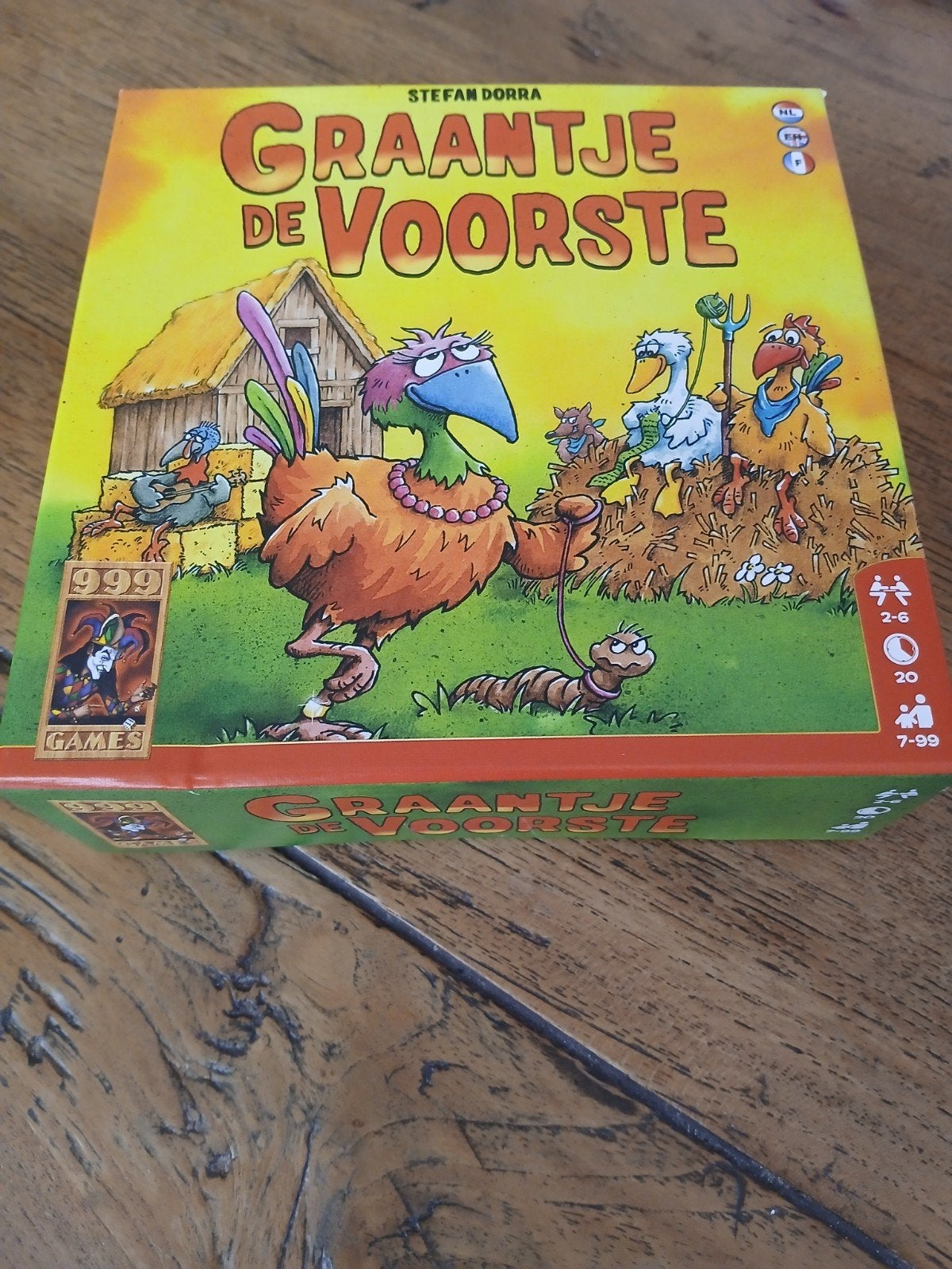 Graantje de Voorste - Leuk bordspel voor het hele gezin, Een of twee spelers, Ophalen of Verzenden, Gebruikt, 999 Games