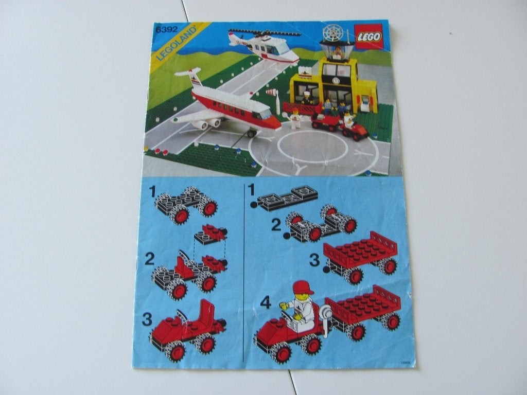 Legoland beschrijving van set 6392 Luchthaven uit 1985, Kinderen en Baby's, Speelgoed | Duplo en Lego, Lego, Ophalen of Verzenden