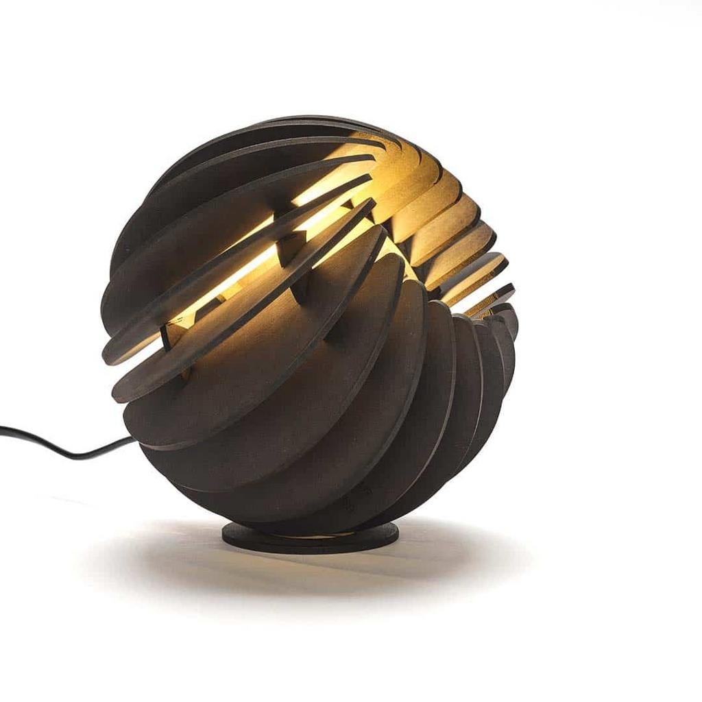 Van Tjalle en Jasper Atmosphere tafellamp 16cm Zwart, Huis en Inrichting, Verzenden, Zo goed als nieuw, Minimalistisch, Minder dan 50 cm