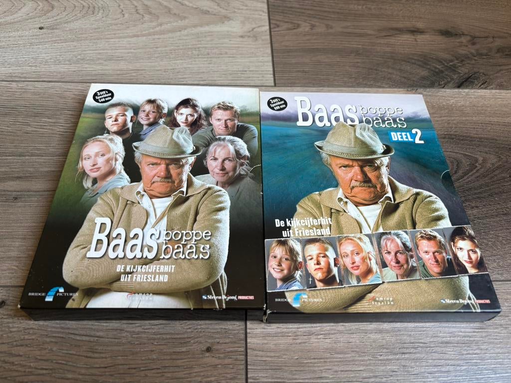 Baas Boppe Baas seizoen 1&2, Cd's en Dvd's, Alle leeftijden, Ophalen of Verzenden, Zo goed als nieuw, Komedie