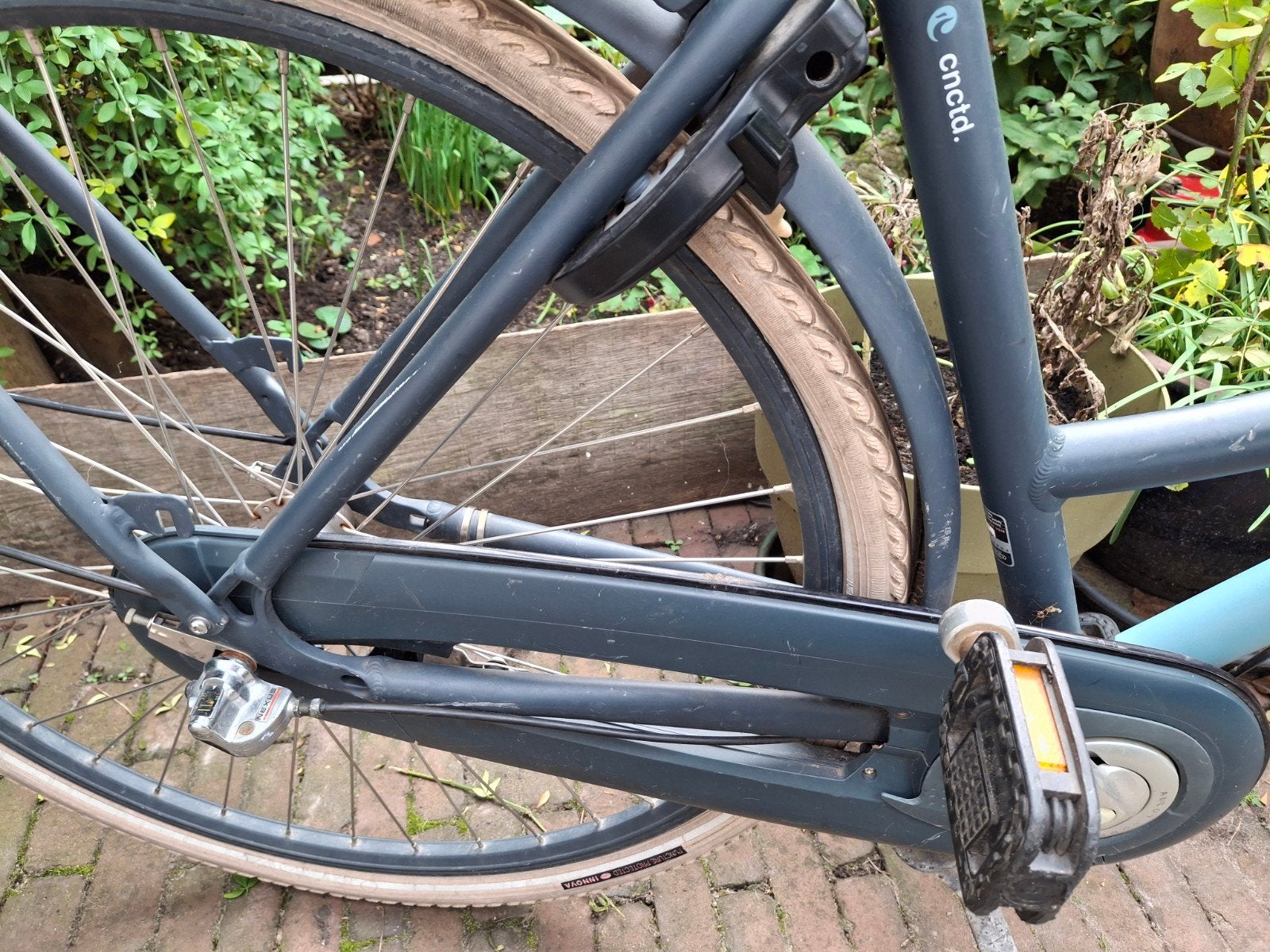 Foto 6 van omafiets met krat