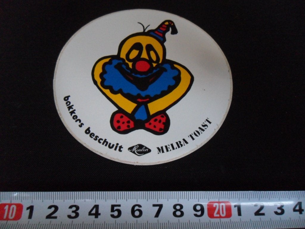 sticker Bakkers beschuit  MEULEN  Melba toast, Ophalen of Verzenden, Zo goed als nieuw
