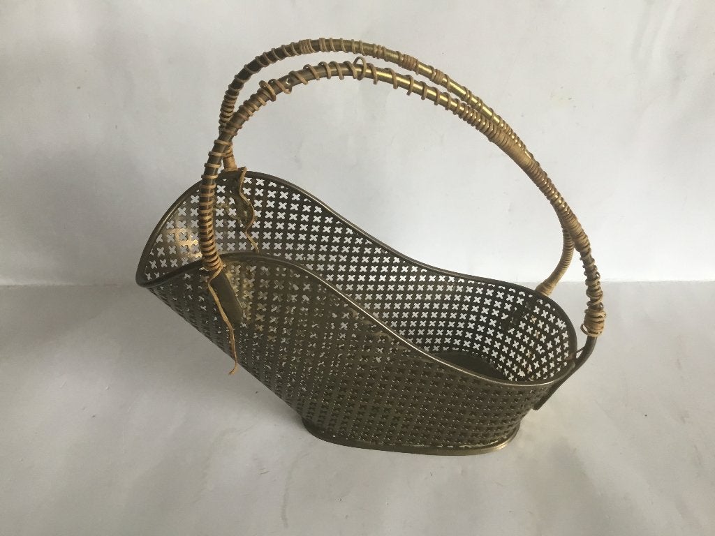vintage messing flessenhouder van Mathieu Mategot jaren 50, Ophalen of Verzenden
