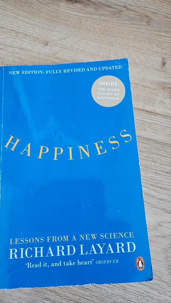 Happiness - Richard Layard, Ophalen of Verzenden, Zo goed als nieuw, Overige onderwerpen