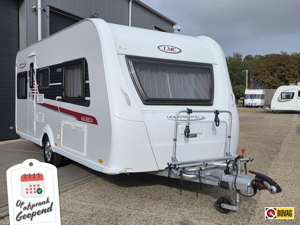 LMC Musica 470 E incl Bovag beurt/garantie, Standaardzit, Bedrijf, 4 tot 5 meter, Fietsenrek