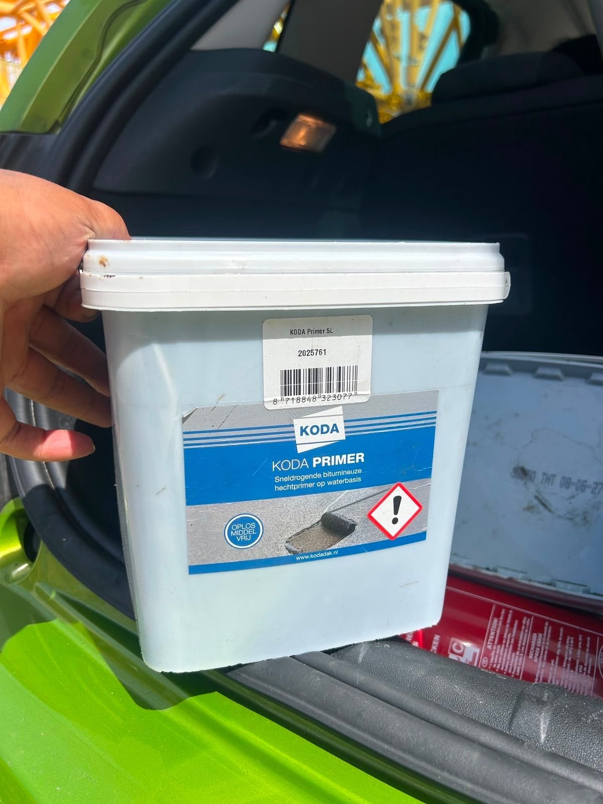 Koda Primer 5L - Sneldrogende Bitumineuze Hechtprimer, Nieuw, Ophalen of Verzenden, Verf, Grijs