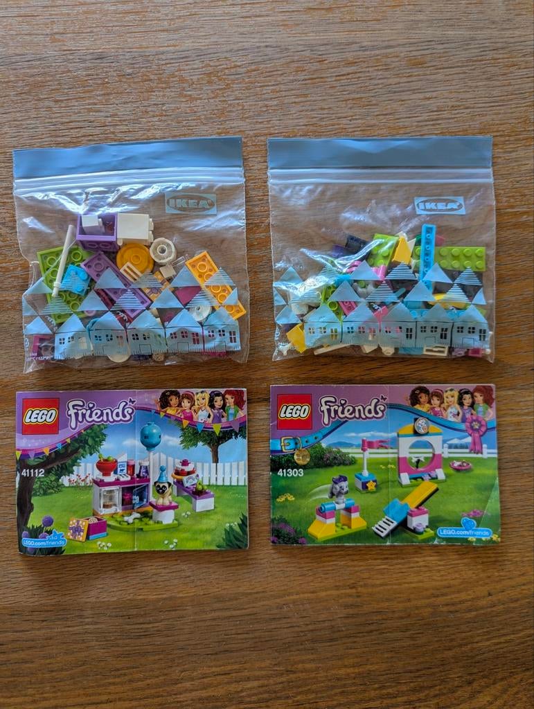 2 x Setje Lego Friends. Nr 41112 en 41303. IZGS, Ophalen of Verzenden, Zo goed als nieuw, Complete set, Lego
