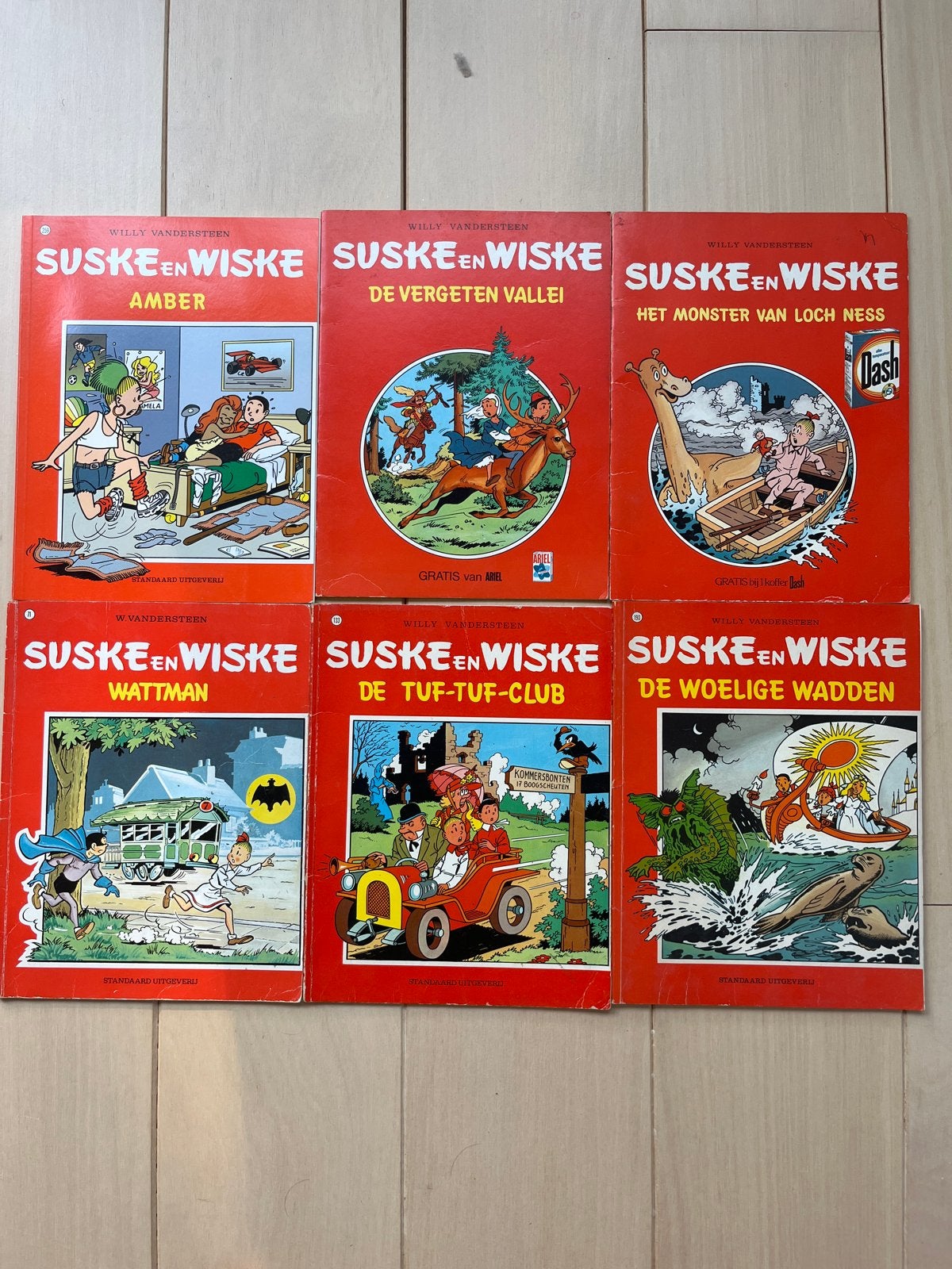 Suske en Wiske stripboeken - 6 stuks, Boeken, Stripboeken, Meerdere stripboeken, Ophalen, Gelezen