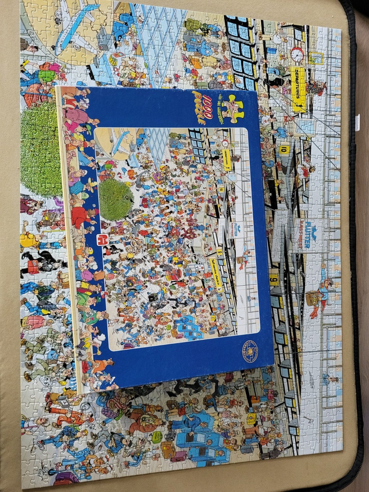 jan van haasteren puzzel, Ophalen of Verzenden, 500 t/m 1500 stukjes, Zo goed als nieuw
