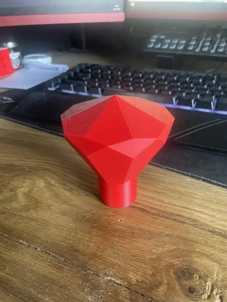 Lego red diamond/rode diamant 3d print, Verzenden