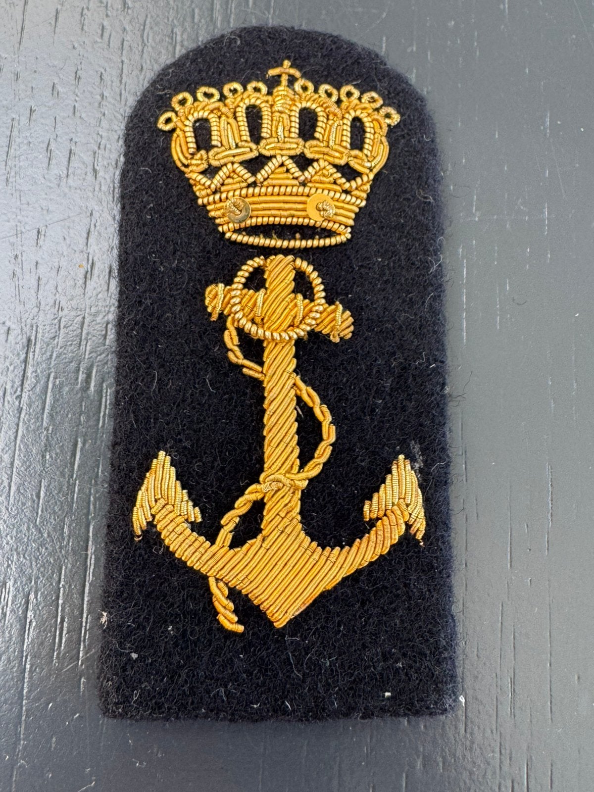 KM petembleem onderofficieren, Ophalen of Verzenden, Marine, Nederland, Embleem of Badge