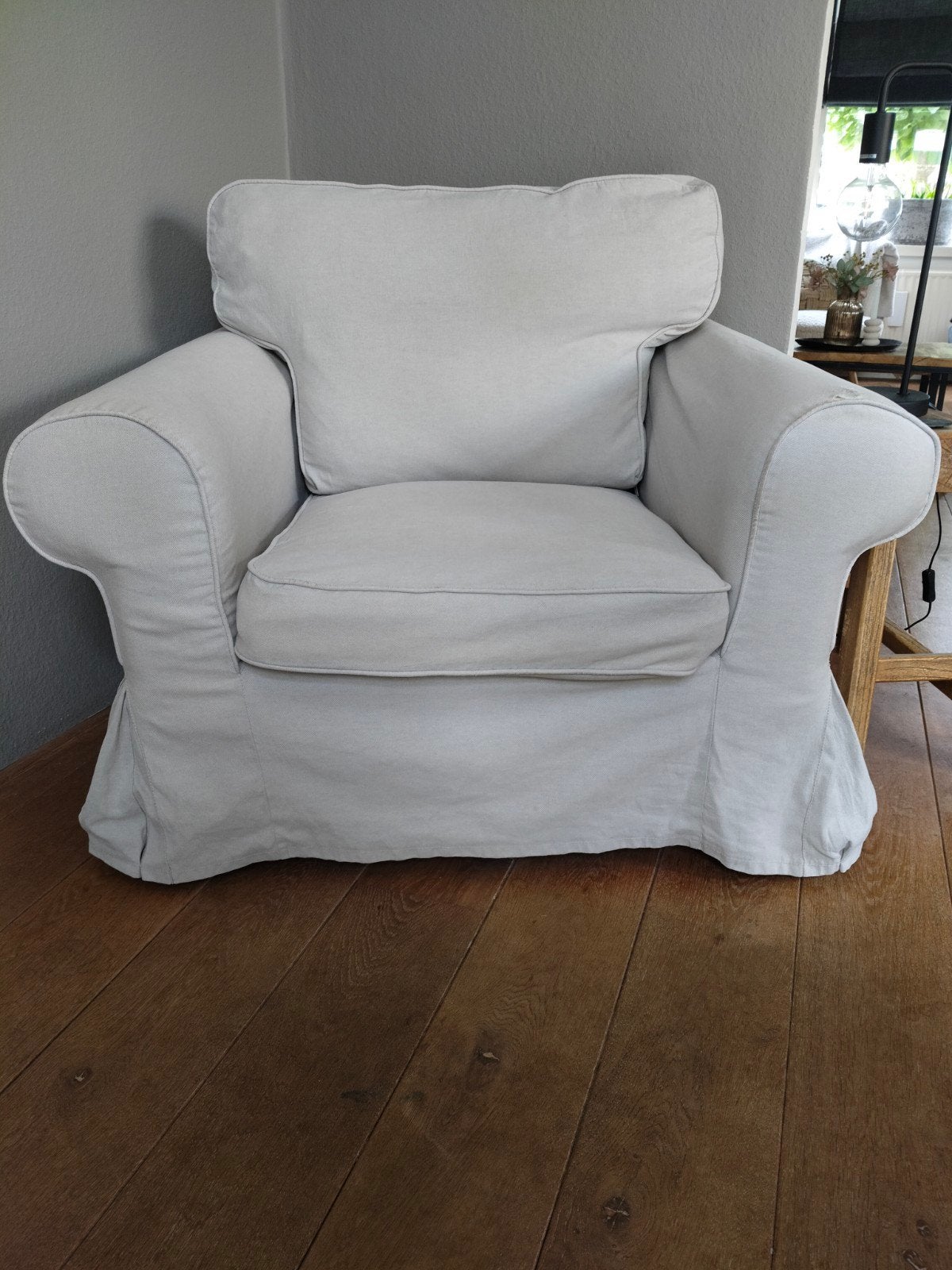 Ikea Ektorp fauteuil., Ophalen, Gebruikt, Eenpersoons, 75 tot 100 cm