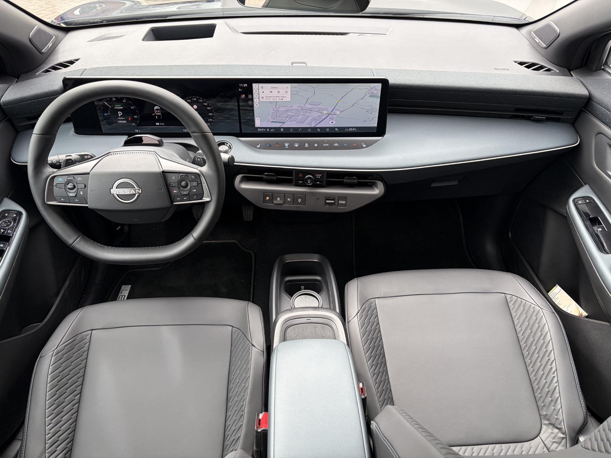 Nissan LEAF Evolve 75 kWh / 10 Jaar Nissan More / Panoramada, Blauw, 75 kWh, Te koop, 623 km