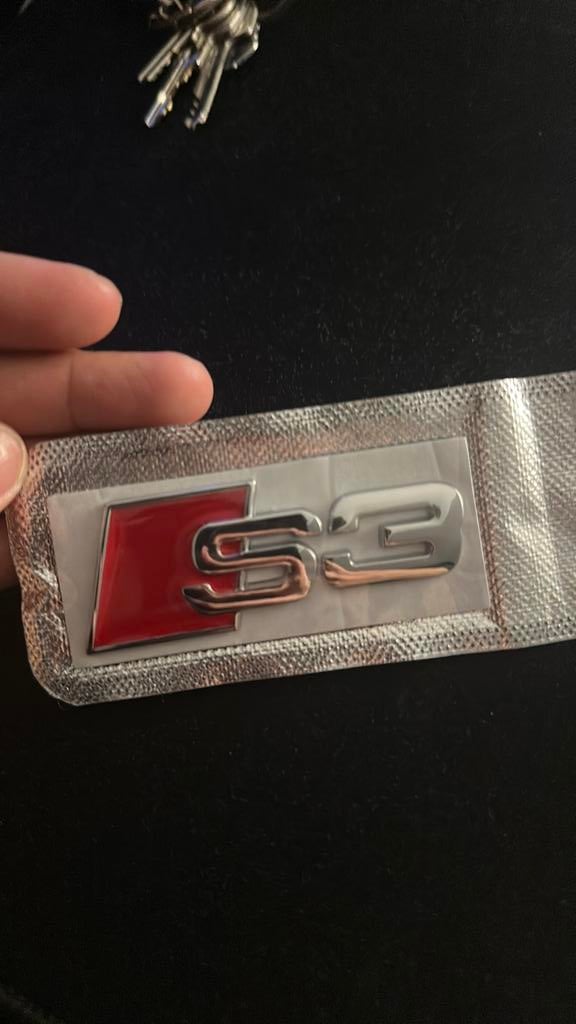 Audi s3 badge, Ophalen of Verzenden, Nieuw, Audi, Bumper