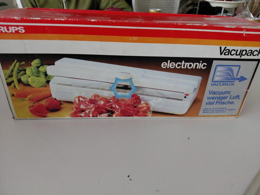 Nieuwe Krups Vacupack elektronische vacuümmachine, Ophalen, Overige typen, Kunststof, Nieuw