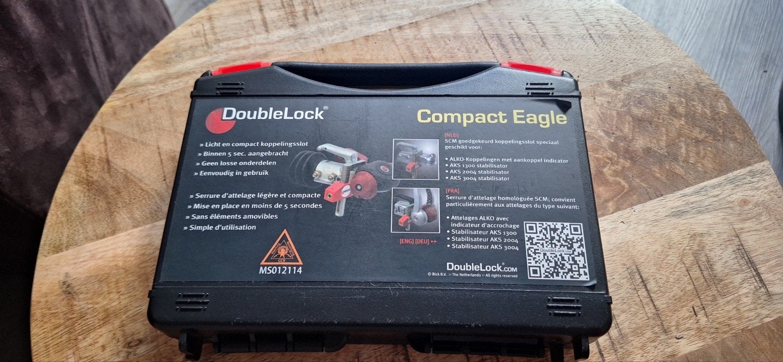 Double Lock Compact Eagle met 5 sleutels, Ophalen of Verzenden, Gebruikt
