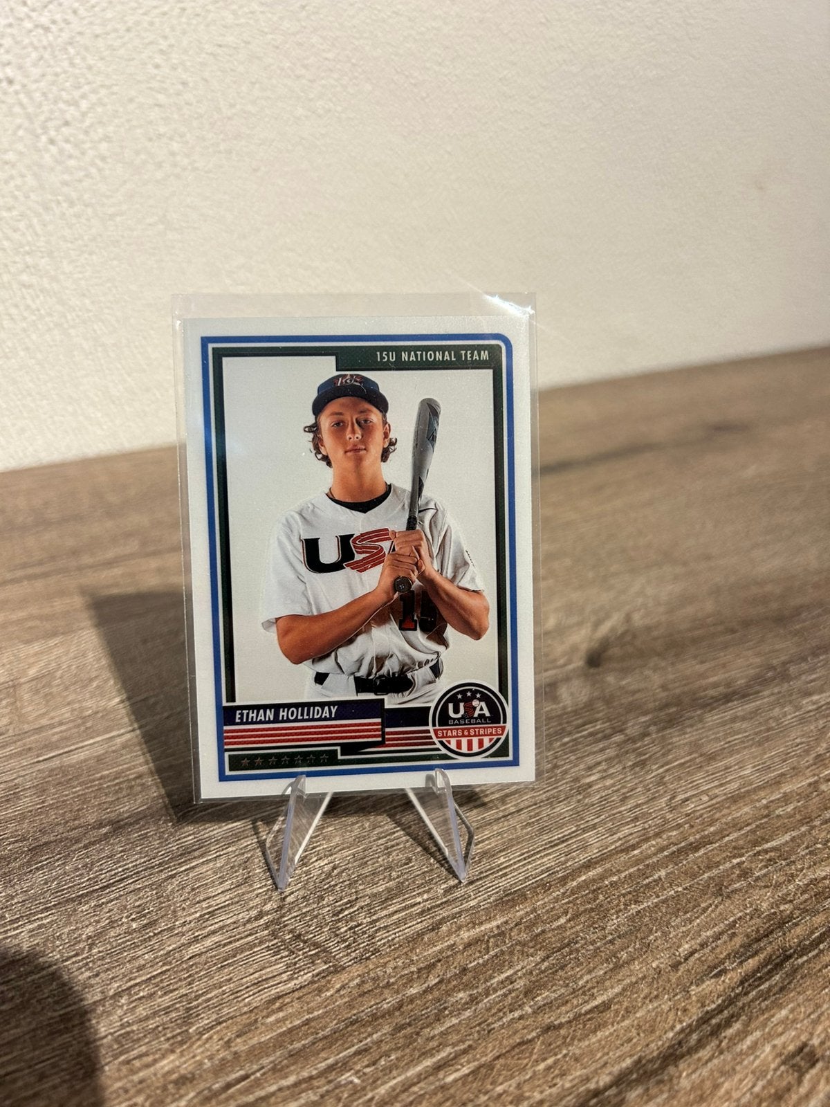 Ethan Holiday 2023 Panini USA Baseball Stars & Stripes #30, Ophalen of Verzenden, Zo goed als nieuw, Buitenlandse clubs, Poster, Plaatje of Sticker