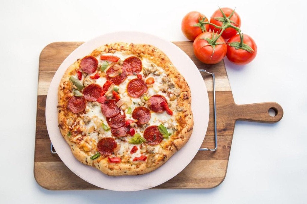 Nieuw | Jamie Oliver Pizzasteen 33cm | BBQ & Oven, Ophalen of Verzenden, Nieuw, Jamie Oliver